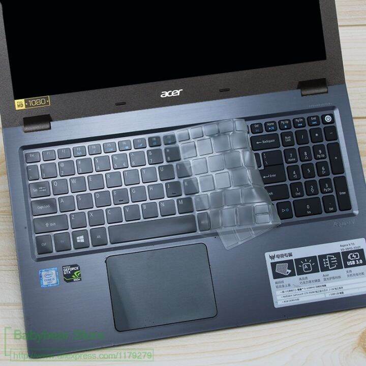 15-6ซิลิโคนปกป้องตัวเครื่องป้องกันแป้นพิมพ์สำหรับ-acer-extensa-2520g-2511g-e5-522g-e5-522-f5-573g-tmp258-e5-574g