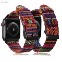 แองเจิน☇สายผ้าไนลอนสำหรับสายคาด Apple Watch 45มม. 44มม. 41มม. สร้อยข้อมือสำหรับ IWatch 40มม. 38มม. 42มม. Correa Apple Watch Series 8 7 6 SE 5 4 3 2 1