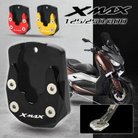 For YAMAHA XMAX300 XMAX125 XMAX250 XMAX X-MAX 300 125 250 2017-2023 Motorcycle CNC Kickstand Sidestand Stand Extension Enlarger Pad