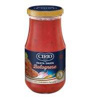 CIRIO Pasta Sauce Bolognese 420 g. ซิริโอ้ พาสต้าซอสโบโลญเนส (ซอสเนื้อ)ขนาด 420 กรัม นำเข้าจากอิตาลี