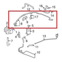 Power Steering High Pressure Hose Pipe Power Steering Feed Hose for Honda Accord Petrol 2.4 Acura TSX 2.0 Right Hand Drive Model 53713-SEF-G02