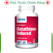 Viên uống trắng da Jarrow Glutathione Reduced 500mg hộp 60 viên của USA .