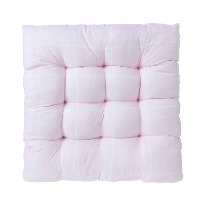 MINISO Grid Pattern Square Seat Cushion Pink Lazada PH