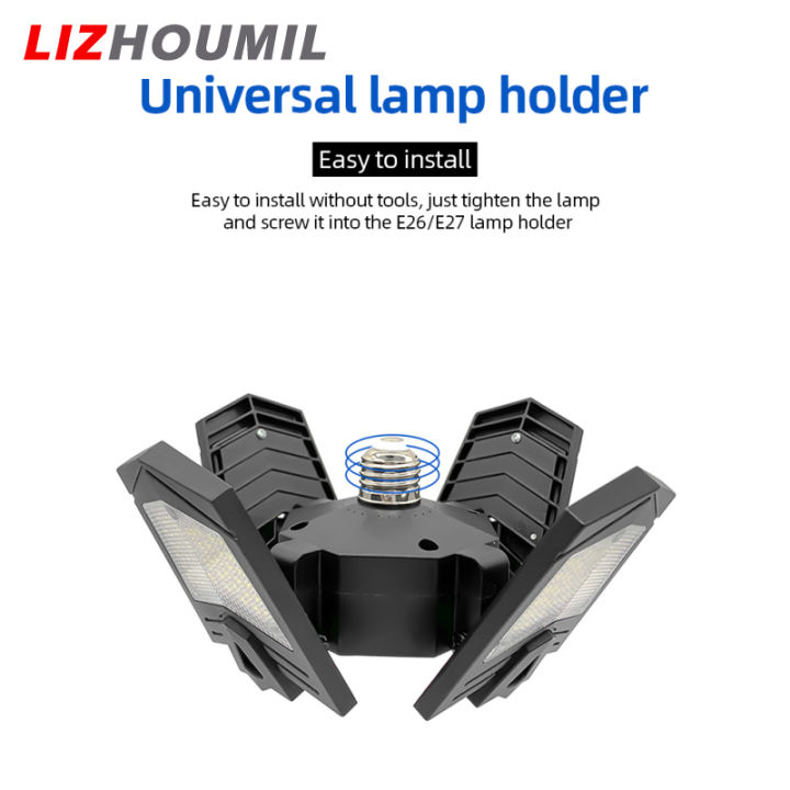 lizhoumil-ไฟ-led-ไฟแอลอีดีโรงรถ120w-โรงรถห้องเก็บของโรงรถ4ใบ12000lm-ไฟเพดานสำหรับเวิร์คช้อป