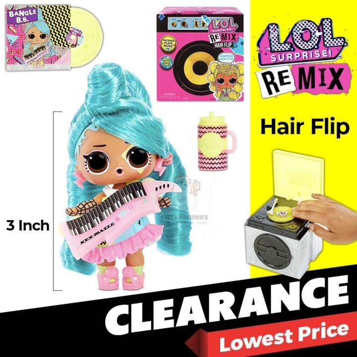 LOL Surprise Remix Hair Flip Dolls 15 Surprises with Hair Reveal
