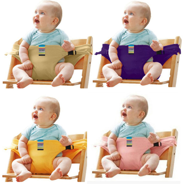 foldable-baby-dining-chair-stretch-wrap-safety-belt-seat-lunch-chair-seat-portable-feeding-chair-harness-baby-booster-seat