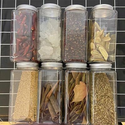 Spices receive a web celebrity grain receive tank kitchen classified storage tanks square food-grade plastic spice bottles