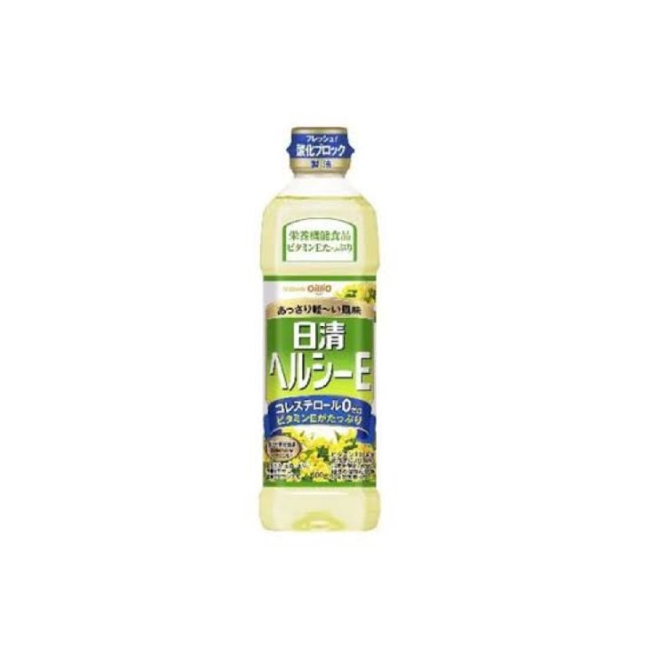 items-for-you-nissin-oil-healthy-e-600ml-น้ำมันดอกราโนล่าผสมวิตามินอี-นำ้ข้าจากญี่ปุ่น