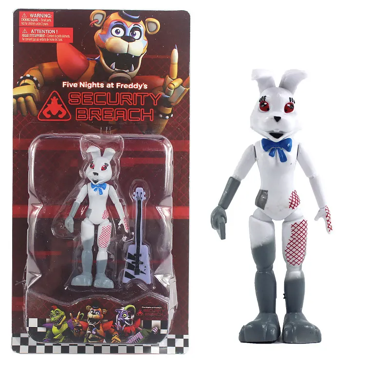 4pcs/set FNAF Five Nights Security Breach Freddy Action Figures Bonnie Foxy  Toy 5 Fazbear Bear Doll Model Toys Gift For Children - AliExpress