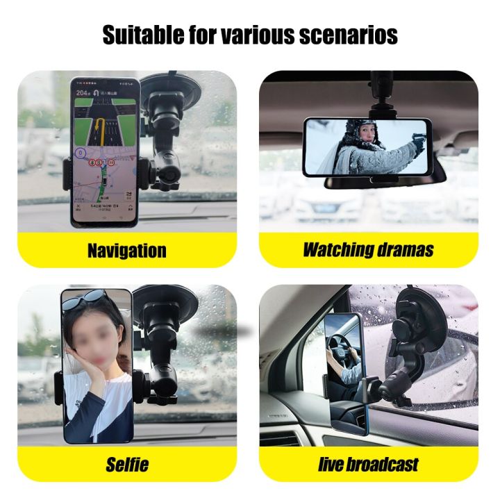 suction-cup-type-car-navigation-sticky-bracket-car-windshield-mount-phone-holder-for-iphone-samsung-xiaomi-dashboard-stand