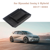 ที่เท้าแขนรถกล่องเก็บสำหรับ Hyundai Ioniq 5ไฮบริด2017 ~ 2023คอนโซลกลางภาชนะเบ็ดเตล็ดบรรจุออแกไนเซอร์ถาดประดับ