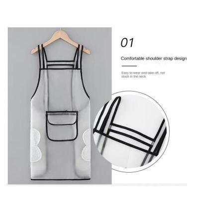 Kitchen Clothes Modern Minimalist Tpu Dining Waist Household Cleaning Accessories Household Work Clothes Apron Waterproof Aprons