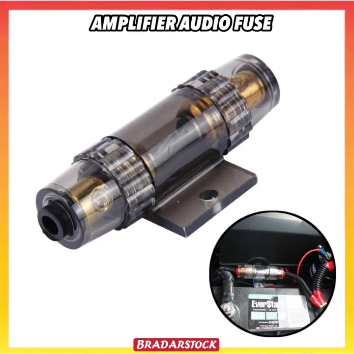 AMPLIFIER AUDIO FUSE Power Amp Gauge Cable Fuse Box Wiring Wire Cable