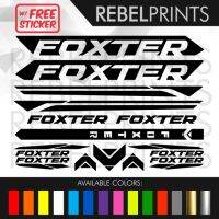 FESA FOXTER Design 2สติกเกอร์สติ๊กเกอร์ไวนิลสำหรับจักรยานเสือภูเขาและจักรยานเสือหมอบ