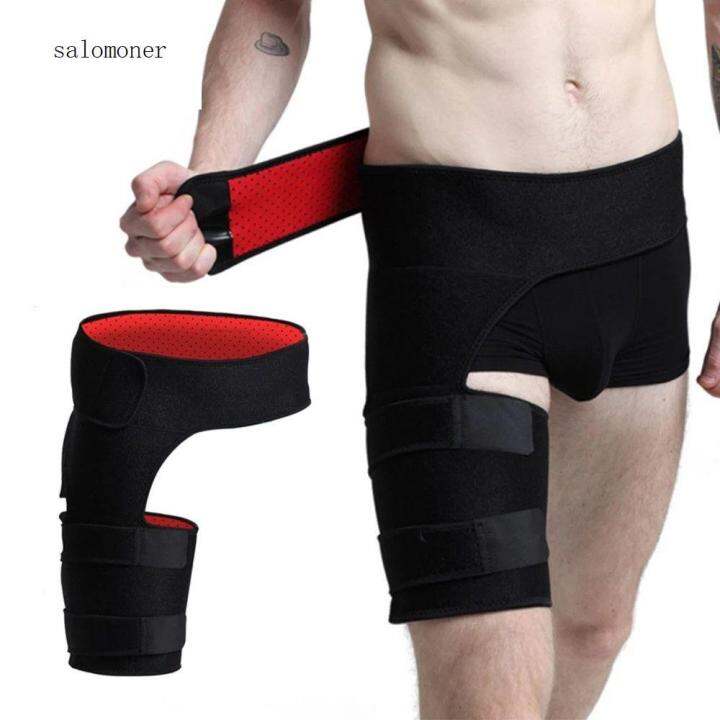 SALOMONER Fitness Black Hip Sciatica Nerve Adjustable Hip Joints Groin ...