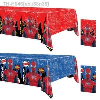 ☍№✒ Tablecloth Decorations Spiderman Birthday Party Supplies Spiderman Theme Disposable Table Cover for Kid Party Favor Baby Shower