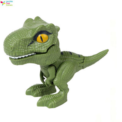 LT【ready stock】Tricky Finger-biting Dinosaur  Toy Lifelike Colors Joint Movable Simulation Tyrannosaurus Rex Model Action Figure Gift For Children1【cod】