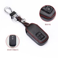 wenminr Genuine Leather Car Key Cover Case Set for suzuki swift 2017 2018 wagon r 2 Button Remote Key Holder