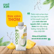 Nước dừa đóng hộp Cocoxim Thơm dung tích 330ml Hộp