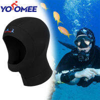 Yoomee 3MM Neoprene Diving Cap, Unisex High Elastic Neoprene Scuba Snorkeling Wetsuit Hood Surf Divers Hat Diving Cap UPF50+ Sunscreen