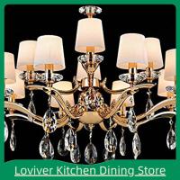 Livver จี้ห้อยคริสตัลโคมระย้า,ลูกปัดคริสตัลห้อย Lampu Gantung Kristal ทรงหยดน้ำใส38มม. คริสตัลห้อยแบบใสสำหรับโคมไฟระย้า