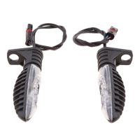 ☄☫✟ 2 Pieces Motorcycle Front Rear LED Turn Signal Indicator Amber Light Lamp for BMW R1200 F800 F650GS