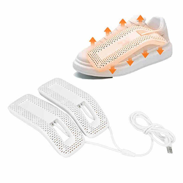 10W Household Shoe Dryer USB Powered Deodorant Waterproof Portable Shoe  Dryer Boot Dryer for Shoes Boot Glove White DC5V 2A 