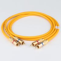 Pair Van Den Hul M.C D-102 MK III Audio Cable with Gold plated RCA to RCA VDH Wire( Bulk Cabe in 1 Piece without RCA Connectors)