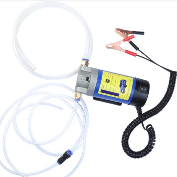 12V Electric Scavenge Suction Transfer Change Pump Motor Oil Extractor Pump 100W 4L for Car Lazada