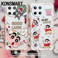 KONSMART Ins เคสน่ารักโปร่งใส Realme 11 NFC / Realme 11 11X 5G / Realme 11 4G / Realme C51 2023ใหม่เคสป้องกันกล้องเคสโทรศัพท์เป็นคู่การ์ตูน REALMEC51ซิลิโคนนิ่มกันกระแทก