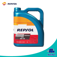 น้ำมันเครื่องรถยนต์เบนซิน-ดีเซล REPSOL 5W40 PREMIUE TECH CP-5 ขนาด 5 ลิตร