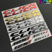 HONDA Xe máy 3D Sticker CLICK Logo Xe tăng Huy hiệu Sticker Moto Body