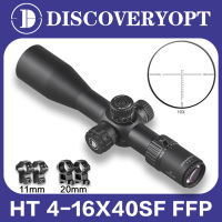 DISCOVERY HT 4-16X40SF FFP【ของแท้ใหม่เอี่ยม,2023รุ่นใหม่，มีสต็อกสินค้าในท้องถิ่นจำนวนมากในไทยและจะจัดส่งให้ทันที，ฟรี ขายึด 11 มม. และ 20 มม.】