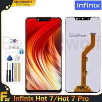 Beyondwolf จอ LCD แบบดั้งเดิมสำหรับ Infinix Hot 7 X624/Hot 7 Pro หน้าจอดิจิตอลสัมผัสหน้าจอ LCD X625แทนการประกอบสำหรับหน้าจอ Infinix Hot 7 7 Pro