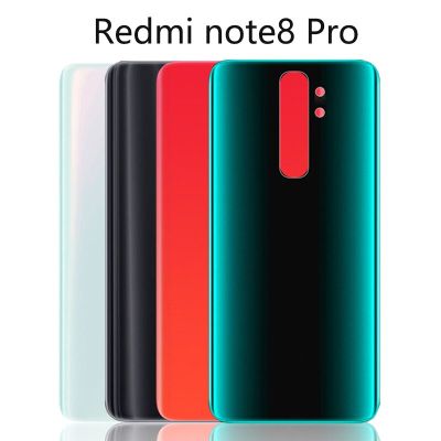 Back Battery Cover Housing For Xiaomi Redmi Note 8 Pro Door Rear Glass Housing Case Replacement Parts