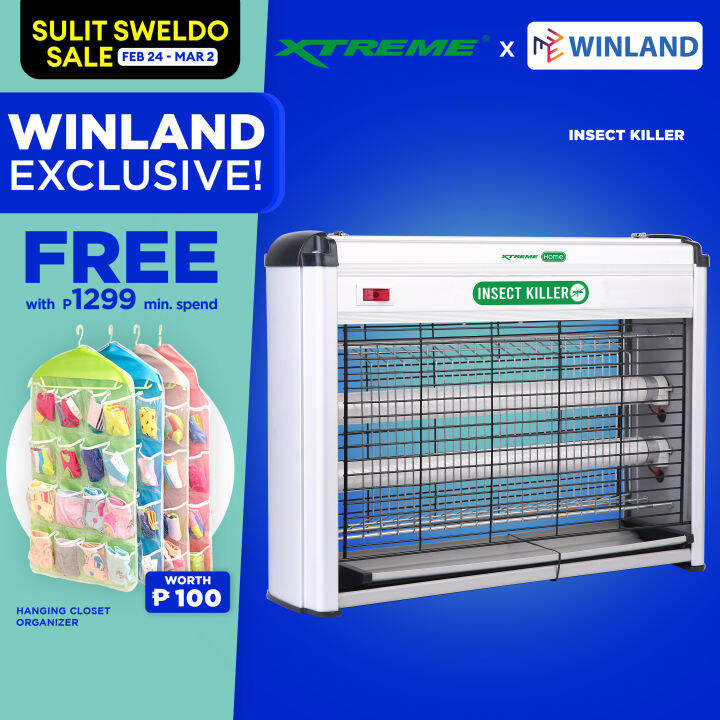 XTREME HOME by Winland 20W Electric Insect Killer Portable Chemical