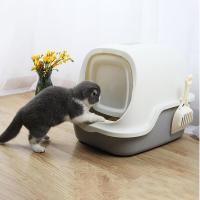 Fully Enclosed Cat Litter Box Large Anti-spatter Drawer Top Into Cat Toilet Deodorization Extra Large Oversized Cat Supplies