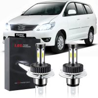 หลอดไฟหน้ารถยนต์ LED T12 6000K สีขาว แบบเปลี่ยน สําหรับ TOYOTA Innova Kijang 2014 - June 2016 (1 คู่)