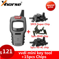 AHlmsm Xhorse VVDI Mini Key Tool Remote Key Programmer Global Version พร้อม96bit ฟรี48-Clone Function แถม10Pcs VVDI XT27 Super Chip