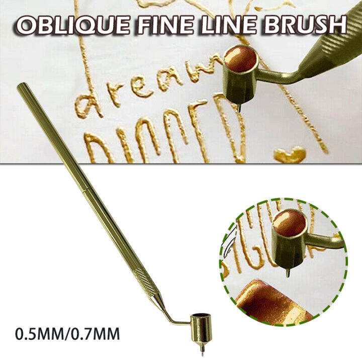 Idealhere Slanting Fine Line Paint Pen Fluid Writer Paint Applicator