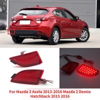 LED Reflector Bumper Light Replace Car LED Reflector Bumper Light for Mazda 3 Axela Hatchback 2013 2014 2015 2016 Signal Tail Brake Warning Reflector Lamp