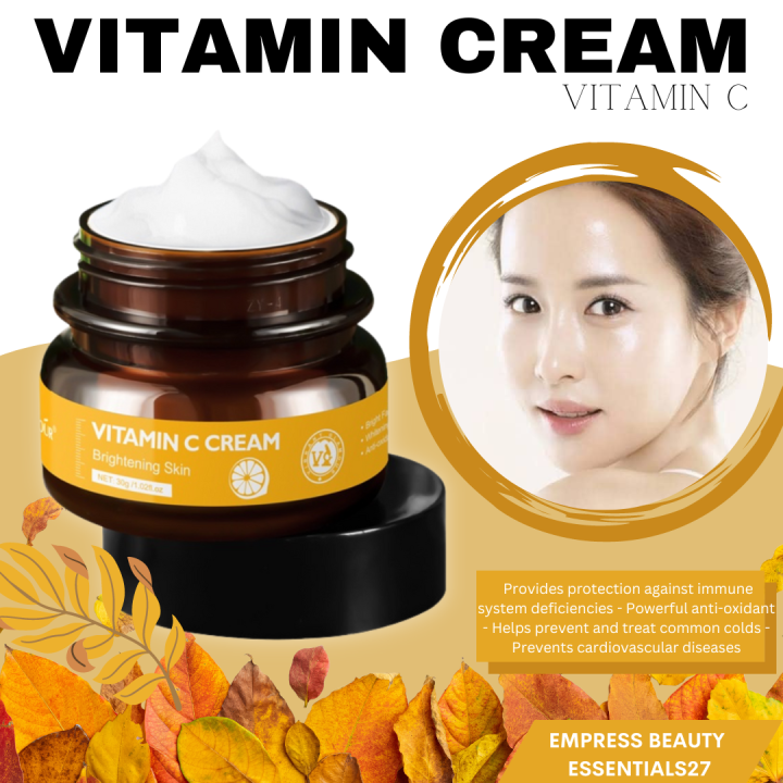 AUTHENTIC VIBRANT GLAMOUR Vitamin C VC Whitening Face Cream Whitening ...