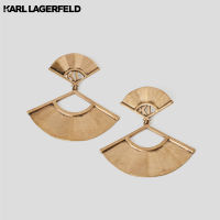 KARL LAGERFELD - K/ARCHIVE FAN LARGE EARRINGS 235W3904 ต่างหู