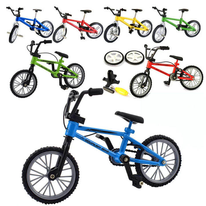 Tech Finger bmx flick trix Set Mini Skateboard deck Metal Fingerboard