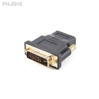 DVI 24 5 to HDMI-compatible Adapter Converter 24k Gold Plated Plug DVI 24 5 Pin