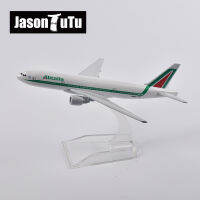 JASON TUTU 16เซนติเมตร Alitalia โบอิ้ง777เครื่องบินเครื่องบินรุ่น D Iecast โลหะ1400ขนาดเครื่องบินรุ่นของขวัญคอลเลกชัน