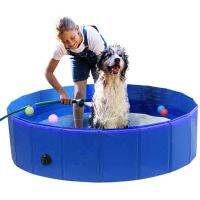 Summer Dog Swimming Pool Bath Pool for Large Dogs Washing Waterproof PVC Outdoor Durable Anti-Skid Inner Tub Kid Pool for Puppy