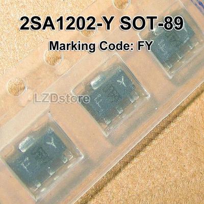 10ชิ้น2SA1202-Y 2SA1202 SOT-89 2SA120 2Y รหัสทำเครื่องหมายชิปพาวเวอร์แอมป์ FY