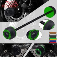 ♗∏ NEW Front Axle Fork Crash Sliders Wheel Falling Protector For Kawasaki Z650 Z750/S Z800 Z900/900RS Z1000 Motorcycle Accessories