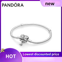 Pandoraˉ Charm Bracelet Set Pandoraˉ Moments Silver Butterfly Flying 925 Silver Bracelet 597929CZDIY แพนดอร่า ชาร์มชุดสร้อยข้อมือผีเสื้อ Flying 925 สร้อยข้อมือเงิน